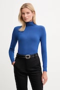 United Colors of Benetton pulover de lână culoarea gri, cu guler, 1002D2348