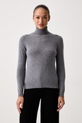 United Colors of Benetton dolcevita da donna in lana grigia 1002D2348