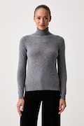United Colors of Benetton dolcevita da donna in lana grigia 1002D2348