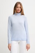 United Colors of Benetton pulover din amestec de lână light, cu guler, 1035D2551