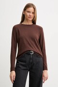 Pulover s primesjo volne United Colors of Benetton ženski, siva barva, 1035D1P17