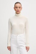 Светр з кашеміру United Colors of Benetton колір бежевий легкий гольф 1033D202D