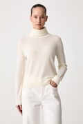 United Colors of Benetton sweter damski kaszmirowy beżowy 1033D202D