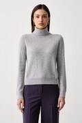 United Colors of Benetton sweter damski kaszmirowy szary 1033D202D