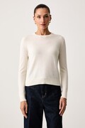 United Colors of Benetton sweter damski kaszmirowy beżowy 1033D107P