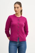 United Colors of Benetton kardigan wełniany kolor fioletowy 103ME500L