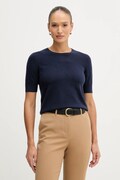 United Colors of Benetton sweter damski kolor granatowy lekki 1002D10D2