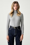 Barbour golf damski z wełną Pendle Roll szary LKN1077