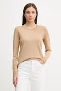 Sisley sweter damski kolor beżowy lekki 17Q3M100F