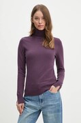 Pulover s primesjo volne Sisley ženski, vijolična barva, 102HM2174