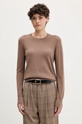 Sisley sweter damski kolor brązowy lekki 102HM100F