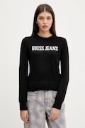 Guess Jeans sweter bawełniany kolor czarny W4BR10 Z3HM1