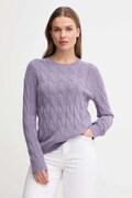 Μάλλινο πουλόβερ Tommy Hilfiger χρώμα: μοβ, WW0WW43586
