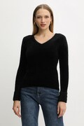 Morgan sweter MOOVE damski kolor czarny lekki MOOVE
