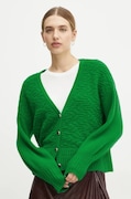 Morgan cardigan din amestec de lana MSOURI culoarea verde, MSOURI