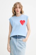 FROM FUTURE sweter damski kolor niebieski lekki WPS01303