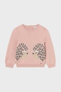Dětský svetr s příměsí vlny Mayoral růžová barva, 2322