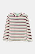 United Colors of Benetton longsleeve dziecięcy kolor turkusowy 3GDAG200X