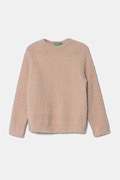 Detský sveter United Colors of Benetton ružová farba, 19BAG100Q