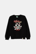 United Colors of Benetton bluza dziecięca kolor czarny z nadrukiem 3J73C10LB