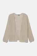 Кардиган з домішкою вовни United Colors of Benetton колір бежевий 136QC601M