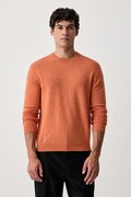 United Colors of Benetton sweter męski wełniany pomarańczowy 1002U1G34