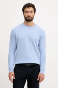 United Colors of Benetton sweter wełniany męski kolor niebieski lekki 1002U1G34