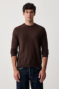 United Colors of Benetton sweter męski wełniany brązowy 1002U1G34