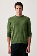 United Colors of Benetton sveter pánsky vlnený zelený 1002U1G34