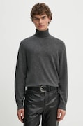Theory pulover de casmir culoarea gri, light, cu guler, N0888705