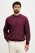 United Colors of Benetton bluza bawełniana męska kolor bordowy gładka 3NMEU109T