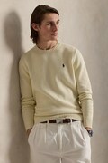Polo Ralph Lauren sweter bawełniany kolor beżowy lekki 710810846