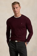 Vlněný svetr Polo Ralph Lauren pánský, šedá barva, 710946143