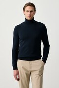Sisley пуловер мъжки с памук тъмносин 10F2S2244