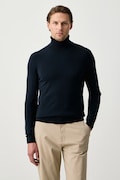 Sisley пуловер мъжки с памук тъмносин 10F2S2244
