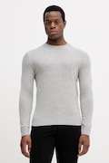 Svetr z vlněné směsi Sisley pánský, šedá barva, 102HS1B17