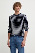 Светр з домішкою вовни Pepe Jeans NEW ANDRE STRIPES чоловічий колір синій легкий PM702479