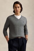 Polo Ralph Lauren gyapjú pulóver RWS-Longsleeve könnyű, férfi, szürke, 710946142