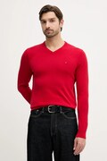 Tommy Hilfiger pulover de bumbac culoarea roșu, MW0MW14745