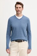 Tommy Hilfiger sweter bawełniany kolor niebieski MW0MW14745