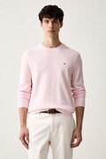 Tommy Hilfiger пуловер мъжки от памук розов MW0MW36347