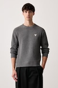 Guess Jeans sweter męski bawełniany szary M4BR30 Z3HM1