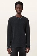 AllSaints sweter męski z dodatkiem wełny czarny M089KB
