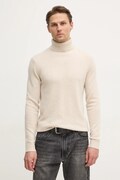 FROM FUTURE pulover barbati, culoarea bej, cu guler, MPL00054