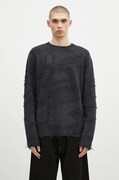 Вовняний светр A-COLD-WALL* Frontage Knit Crewneck чоловічий колір чорний  ACWMK169