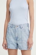 Levi's pantaloni scurti jeans CARPENTER SHORT femei, neted, high waist, A8719