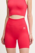 P.E Nation szorty treningowe Restore Seamless kolor czerwony gładkie high waist 243S296