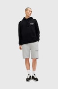 AllSaints pantaloni scurti din bumbac UNDRGRND SWEATSHORT culoarea gri, M002TC