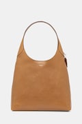 Coach leather handbag brown color CU044