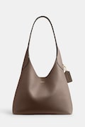 Kožená kabelka Coach Brooklyn Shoulder Bag 28 hnědá barva, CU068